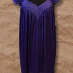 Vanity Fair Vintage Purple Nightgown Midi Dress Photo 8