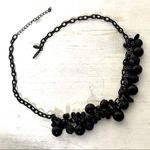 Ny Collection black beaded cluster necklace Photo 1
