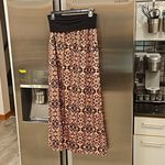 Dainty Hooligan 💕💕 Tyche Midi Skirt ~ Pink & Black Print Large Photo 1