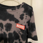Her Universe EUC | Marvel women’s black dyed oversized long sleeve shirt — large Photo 1