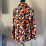 🧡Festive Autumn Pumpkin Print Button Photo 3