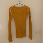 vintage mudd mustard yellow long sleeve size S Photo 3