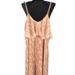 BCBGeneration Flounce Cami Maxi Dress, Peach, XSmall Photo 4