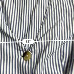 ZARA TRF Pinstripe Blue White Mini Dress Photo 2