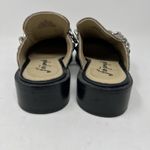 Free People  Vida Silver Metallic Chain‎ Leather Mules EU 36 Women’s Size 5.5-6 Photo 8