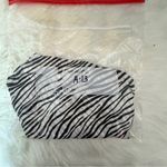 ZARA ‎ Black and White Button Down Shirt with Notched Collar Photo 10