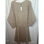 Banana Republic NWT  Sweater Dress Ribbed Knit Oversized Beige XL Wool‎ Yak Hair Photo 1