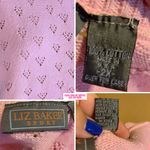 LIZ BAKER SPORT VINTAGE 1990''S PINK HEART THEMED COTTON SWEATER (2X) Photo 8
