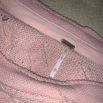 Free People cable knit sweater top blush boho winter casual classic contemporary Photo 5