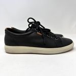 Ecco ‎ Soft 7 Leather Sneaker Black Size 7 Photo 4