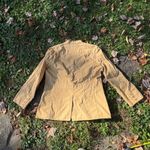 Orvis Women's Size 16 Cotton Blazer Yellow Tan Sport Coat 3 Button Classic Photo 12