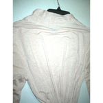 Natori NWT New Designer Short Wrap Robe Womens S Soft Sexy Belt Beige Pink Tan Photo 4