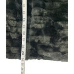 Investments II Women's Fuzzy Black Vest Photo 5