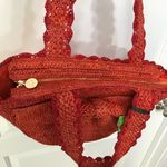 Kate Spade  New York x Target Red Raffia Bow Tote Bag NWT Photo 3