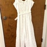 LuLus Sweetest Angel Ivory Eyelet Embroidered Tie Photo 4