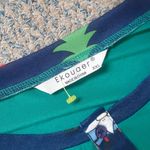 Ekouaer  Christmas Tree Print Long Sleeve Pajama Set SIZE XXL Photo 2