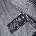 7 For All Mankind Dark Denim Jean Jacket With Fray Neck 100% Cotton Size XS NWT Photo 4