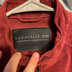 Bagatelle  NYC Genuine Leather Jacket Red size Medium Photo 3