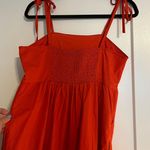 Target Orange Midi Summer Dress Photo 1