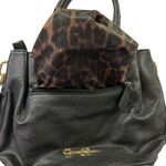 Jessica Simpson  Black Pebbled Leather Handbag Crossbody Purse 10 x 9 inches Photo 10