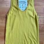 Extreme Cashmere N270 Vest Racerback Tank Top in Yellow XS Photo 0