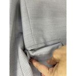 The Limited  Women's Travel Suit Jacket Gray Check Size 0 Long Sleeve Wool Blend Photo 4