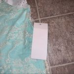 julie's closet NEW White & Blue Lace Tank Top w/ Bow NWT Photo 5
