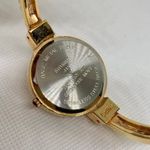 Studio women rose gold tone watch quartz analog 32mm cuff size 7” running Photo 5