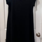 Eileen Fisher Classic Black A-Line Short Sleeve Dress Made SZ Small Photo 0