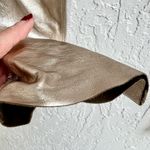 Ba&sh metallic gold rocker leather pants slim size 0 Photo 7