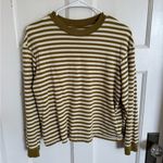 Madewell  supima cotton essential long sleeve tee in Zetta Stripe size xs Photo 1