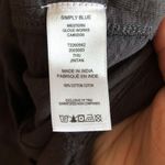 Jag jeans Jag Blue Gray Popover Henley Hi Low Top Photo 7