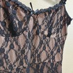NWT Commense Size Small Lace Patchwork Cami Midi Dress Black Photo 6