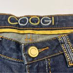 COOGI  Jeans Womens Size 11 / 12 Blue Denim Jeans Bootcut Embellished Stretch Y2K Photo 2