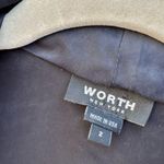 Worth Cupro Silky Jacket Blue Size 2 Photo 5