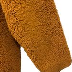 Free People  Notched Teddy Peacoat Copper Size XS‎ Cozy Outdoor Boho Photo 13