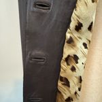 Giuliana Teso Chocolate Brown Italian Leather Blazer woman’s sz42/Med/6 Chic Photo 6