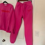 The Mayfair Group Pink Empathy Sweatshirt and Sweatpants Set Size S/M Photo 2