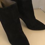 Jill Stuart women black suede heel boots US 8 Photo 11