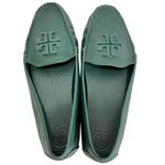 Tory Burch Lowell 2 Driver Green Tumbled Leather Slip On Loafer Photo 13
