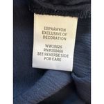 Market & Spruce Stitch Fix Embroidery Sleeveless Top Medium Navy Blue NWT Photo 4