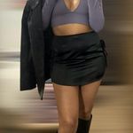 Princess Polly Ambrosia Mini Skirt Black Size 2 Photo 5