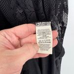 Free People  Whimsigoth Lace Dress Womens 4 Black Gold Sparkle Romantic Fairy Photo 10