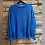 Aerie Beyond Chenille Sweater Cobalt Blue Small Photo 2