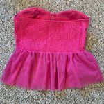 Strapless pink top Photo 1