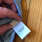 Bloomchic  NWT Women's Blue Floral Short Sleeve Zip Front Blouse Size 18-20 Photo 7