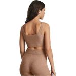 Everlane NWT! The Cozy Stretch Tank Crop Camel Top - Size Large Photo 3