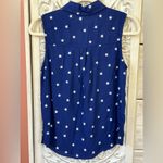 SO Juniors' ® Sleeveless Utility Open Pocket button down Star print Tank Top SM Photo 4