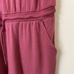 Athleta ‎ Berry Rose Women’s Romper size Large Tie waist Photo 5