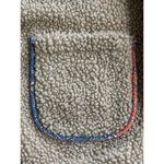 MABLE Coat Womens L Tan Sherpa Fleece Jacket Quilted Lining Paisley Hem Boho Size L Photo 12